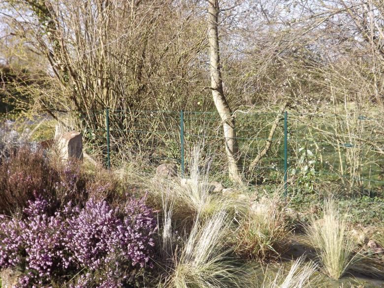 fermeture de la prairie avec grillage